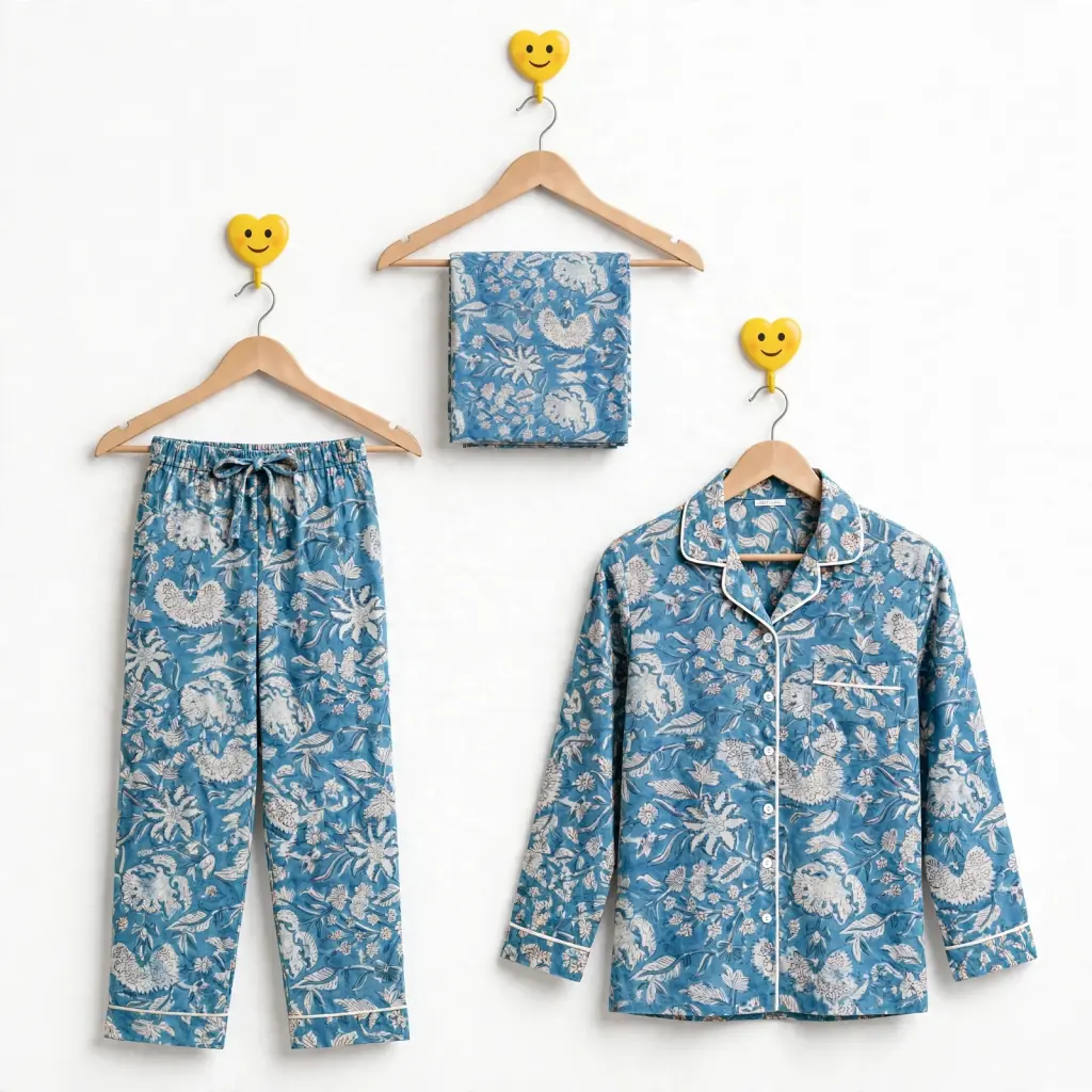 Homemade Block Print Women Pajama
